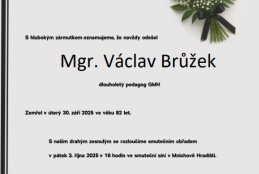 Zemřel Václav Brůžek